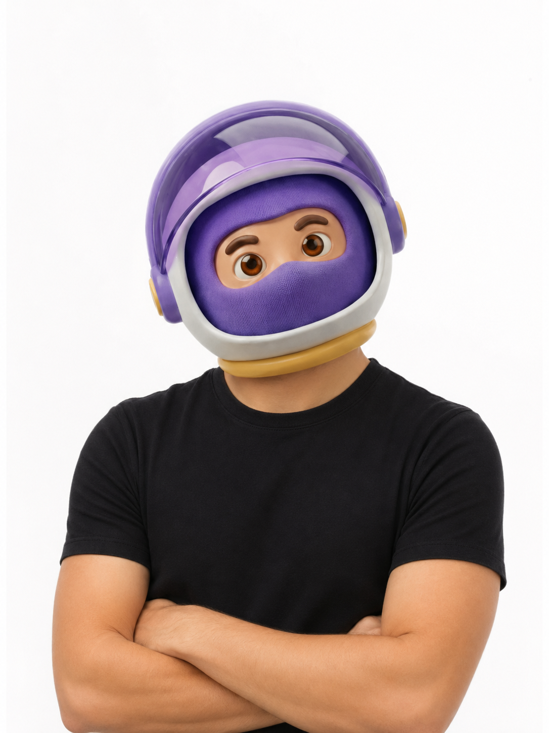 Rendu de photo de candidature avec arrière-plan studio clair généré par IA, lumineux et épuré